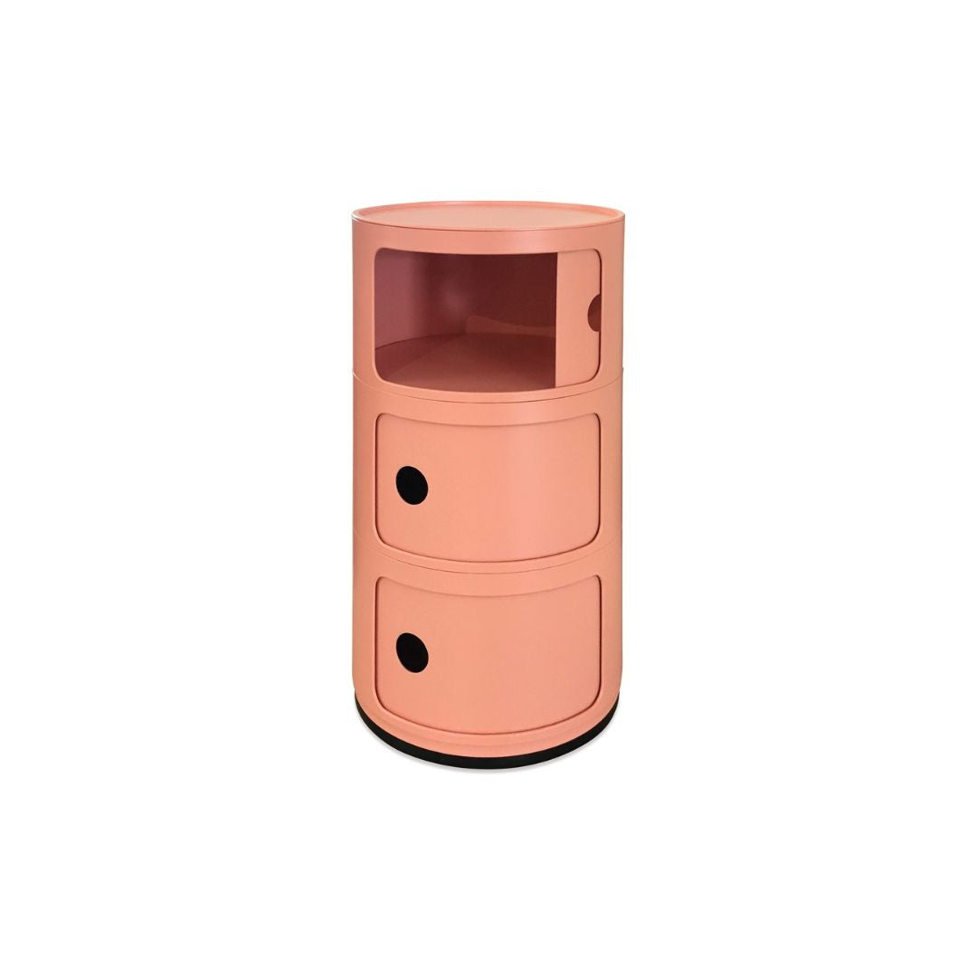 Ally 3 Drawer - Pink-Global Living