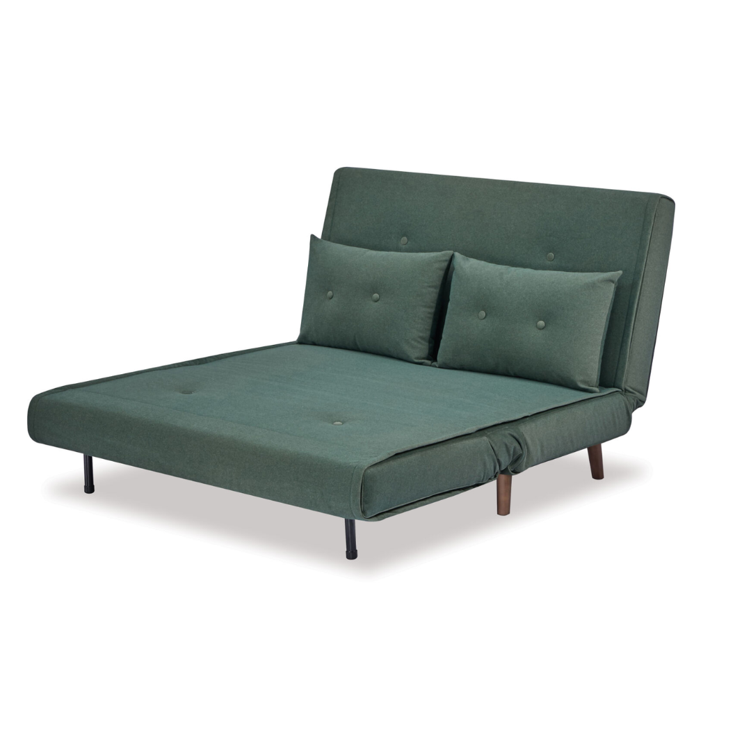 Haru Double Sofa Bed - Mohair Green
