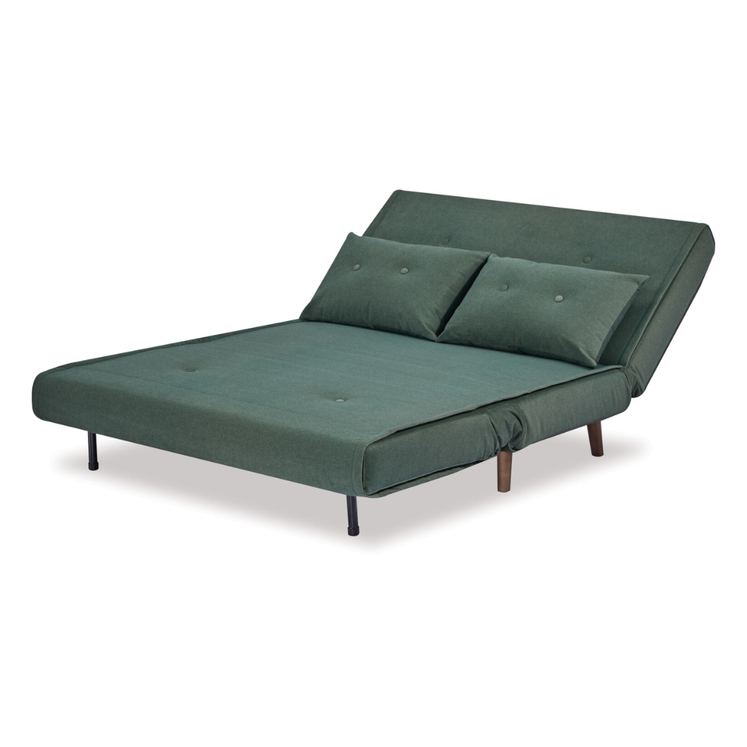 Haru Double Sofa Bed - Mohair Green