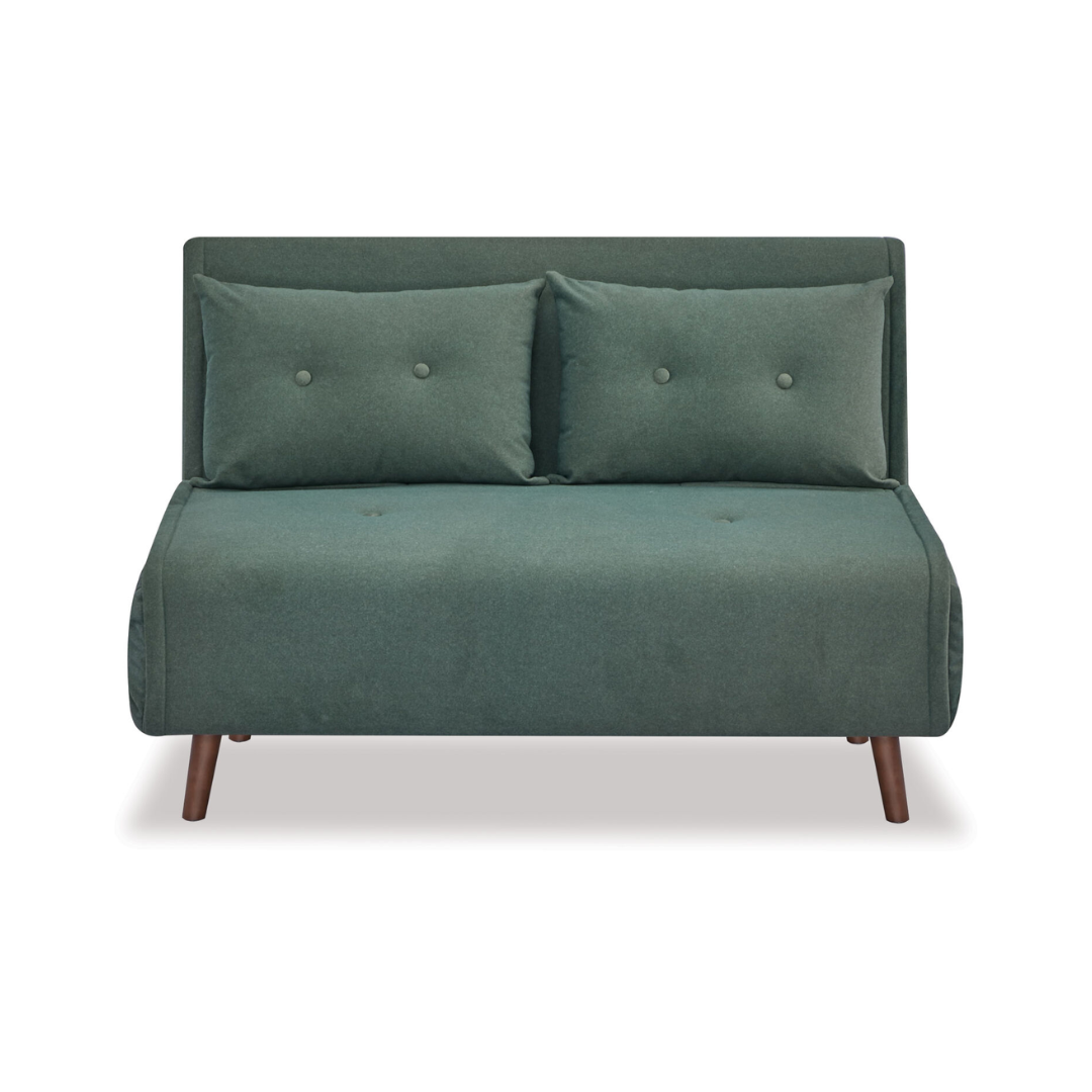 Haru Double Sofa Bed - Mohair Green