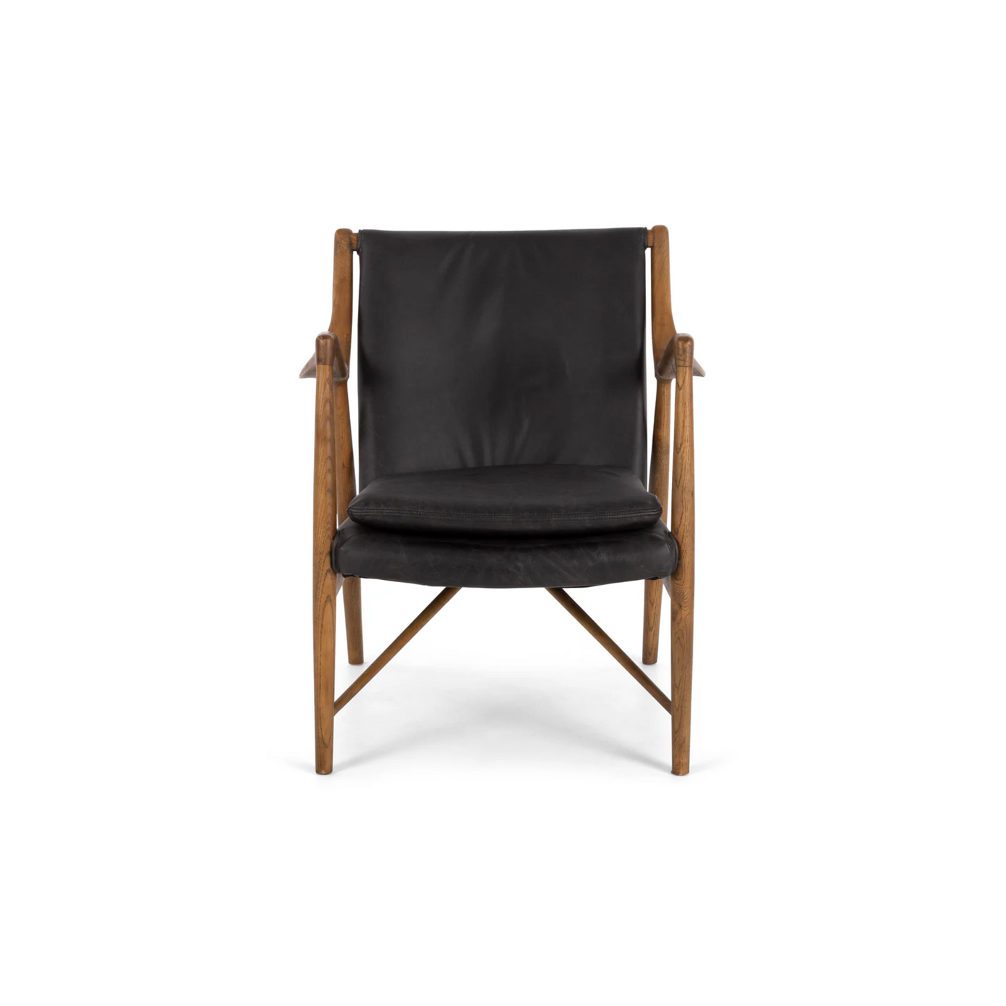 Marcos Lounge Chair Black Leather
