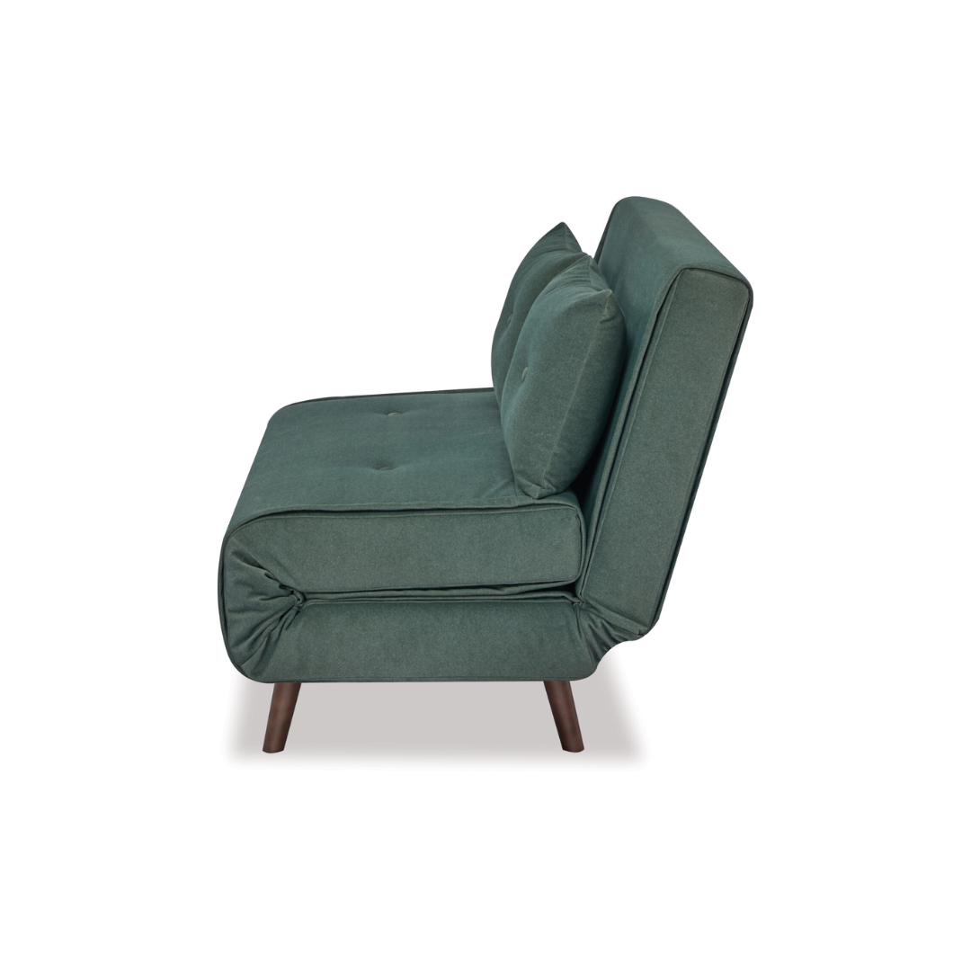 Haru Double Sofa Bed - Mohair Green