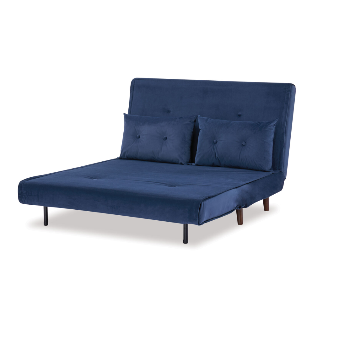 Haru 2 Seater Sofa Bed Navy