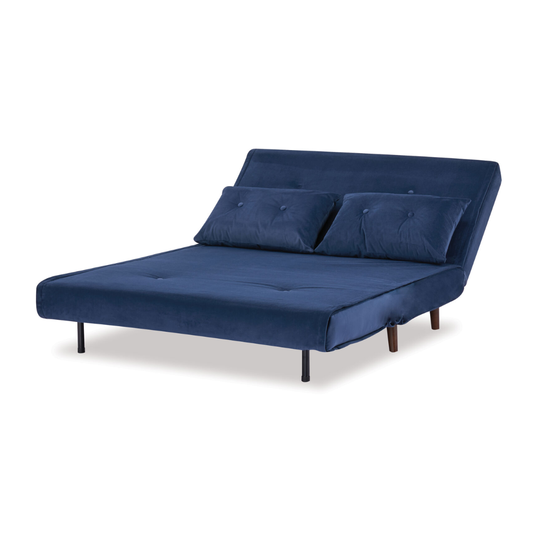 Haru 2 Seater Sofa Bed Navy