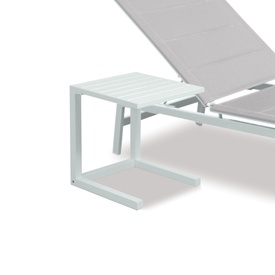 Boston Outdoor Side Table - White