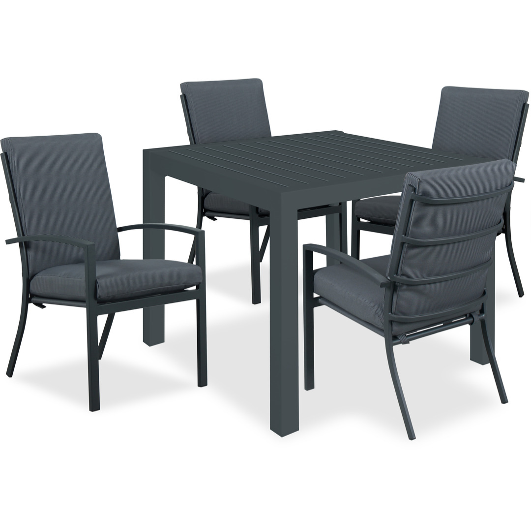 Matzo Outdoor Dining Table 900 Charcoal