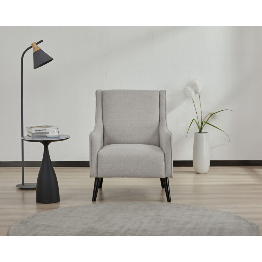 Tekapo Armchair - Off White-Global Living