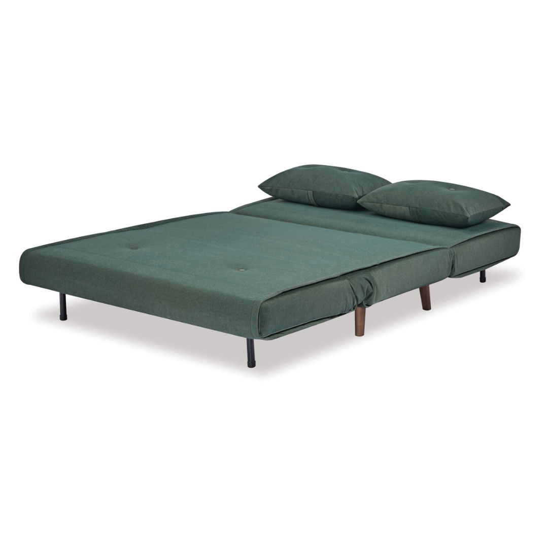 Haru Double Sofa Bed - Mohair Green