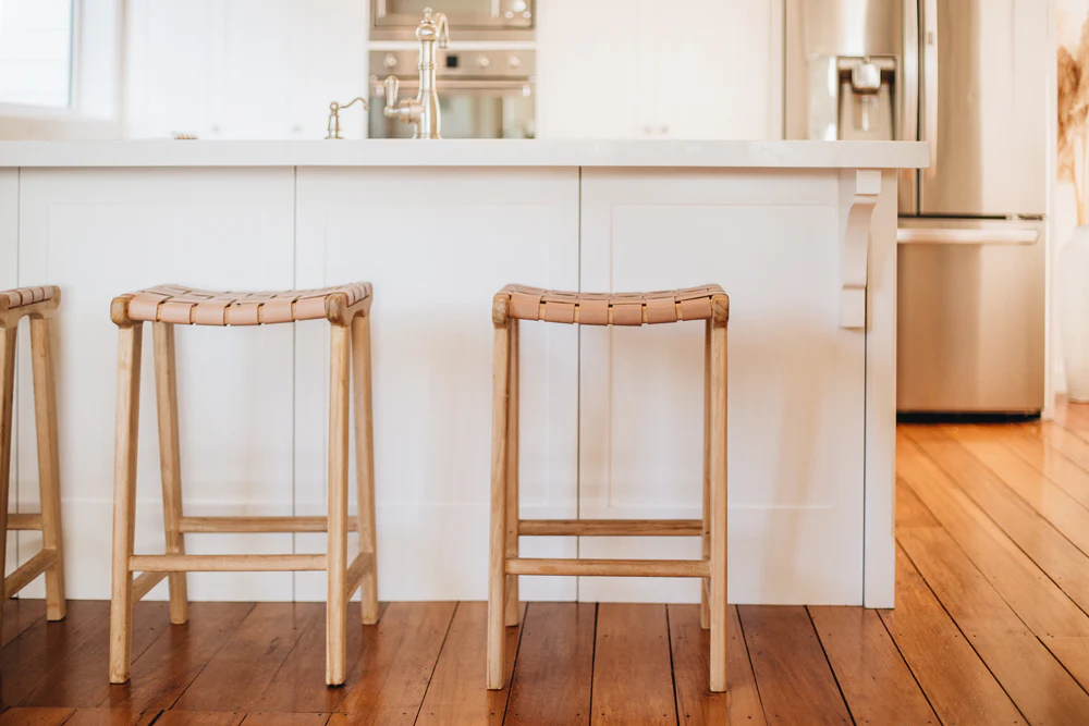 Roma Woven Barstool - Plush Pink-Global Living