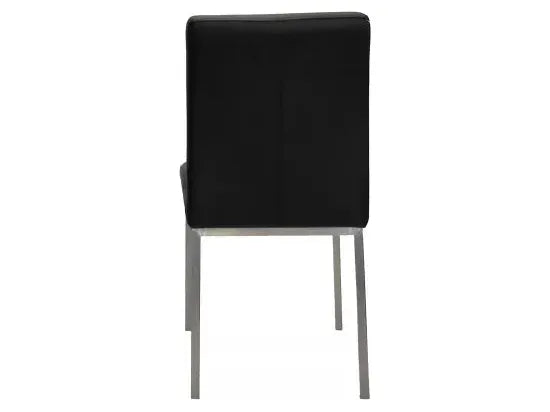 Bristol Dining Chair Black PU-Global Living