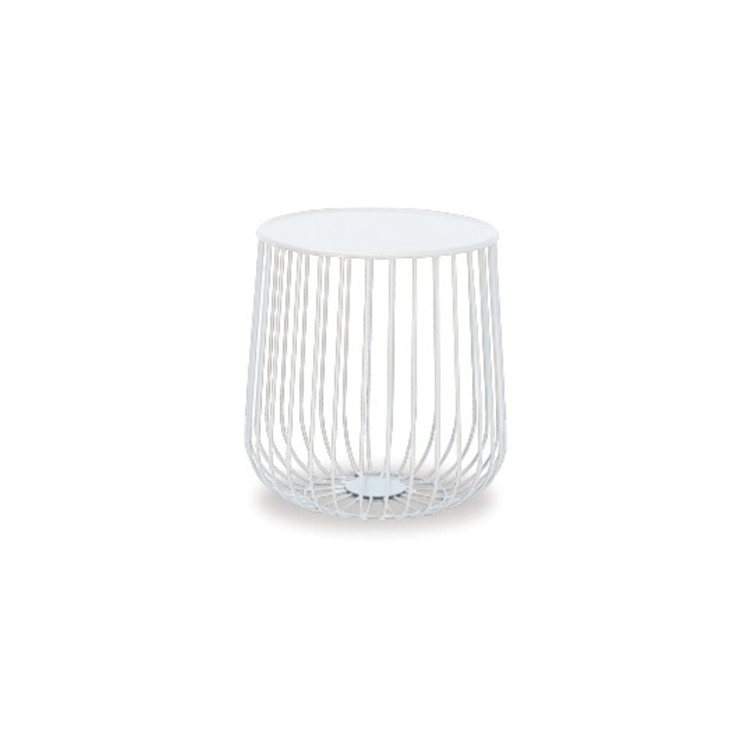 Chia Lamp Table - White-Global Living