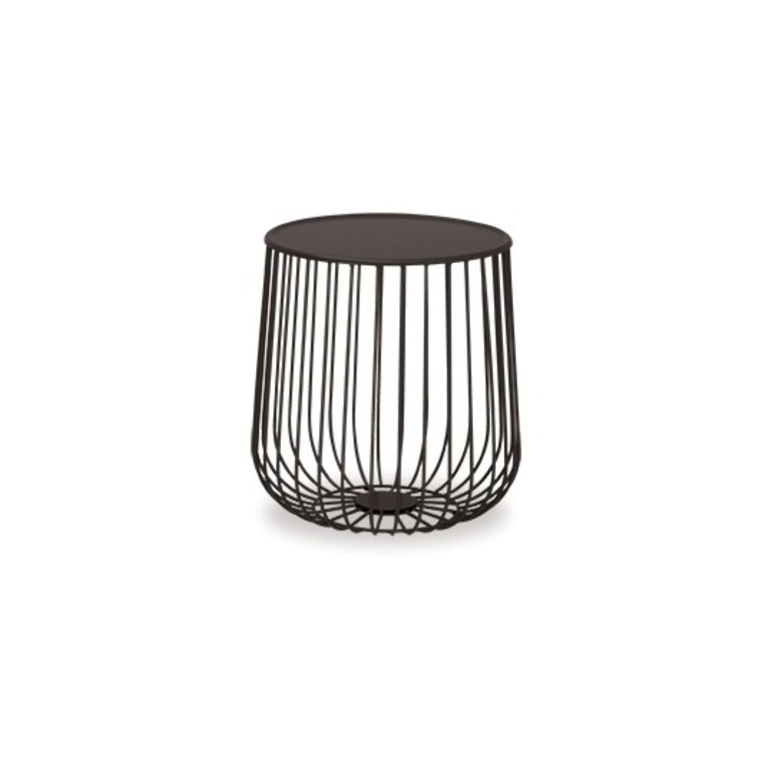 Chia Lamp Table - Black-Global Living