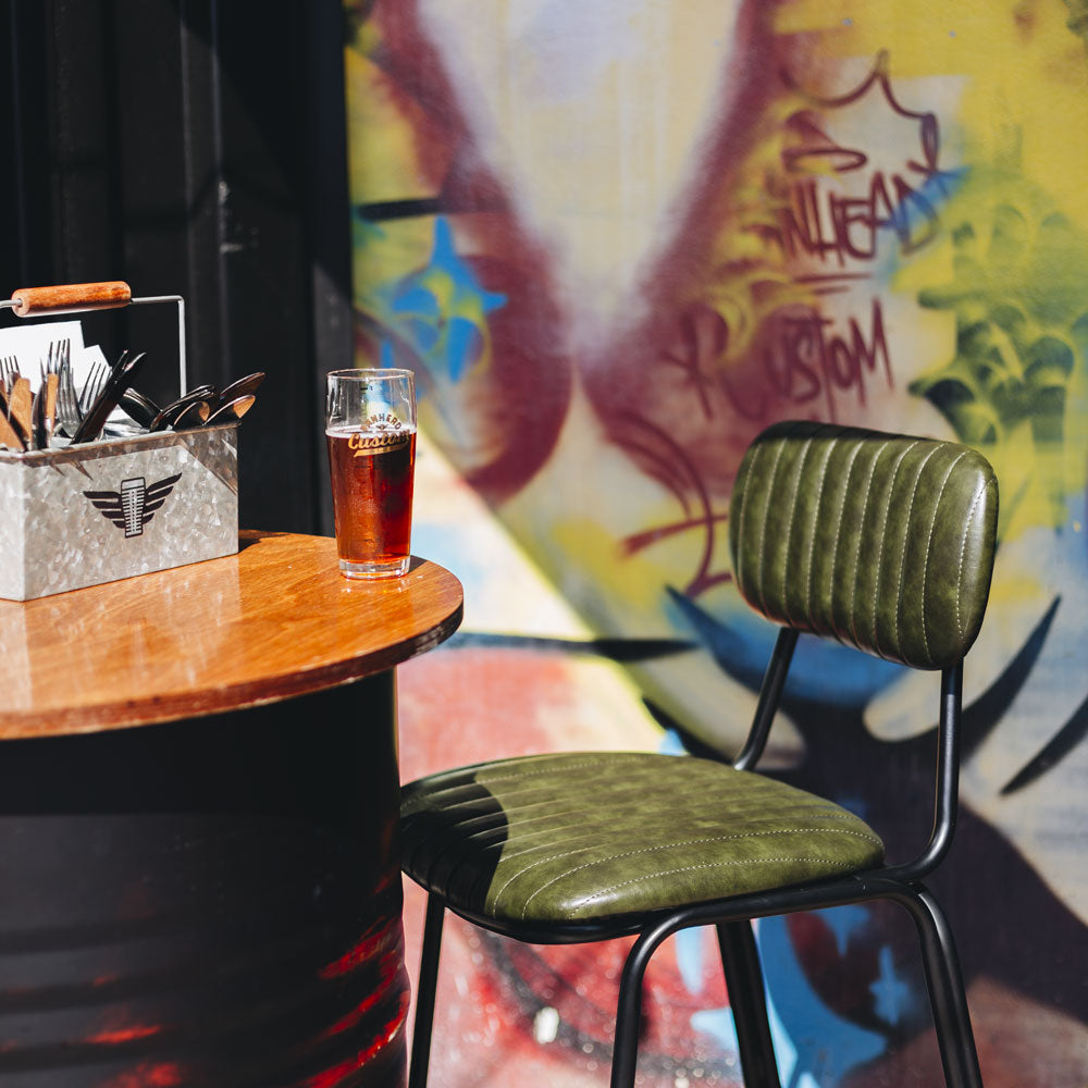 Chevy Bar Stool Tan-Global Living