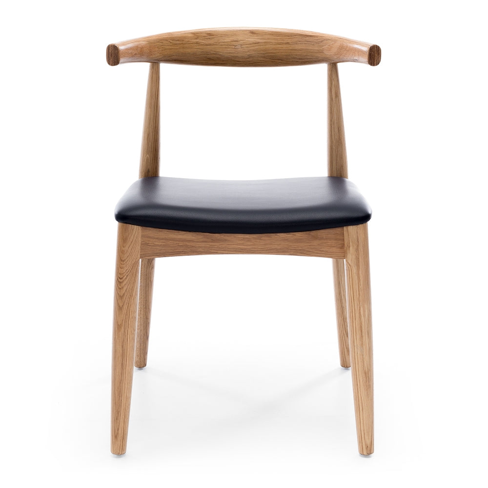 Elbow Dining Chair - Natural Oak-Global Living