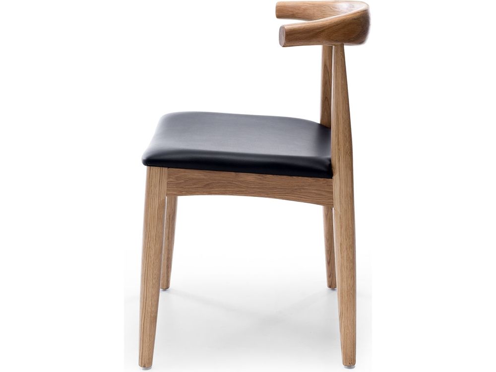 Elbow Dining Chair - Natural Oak-Global Living