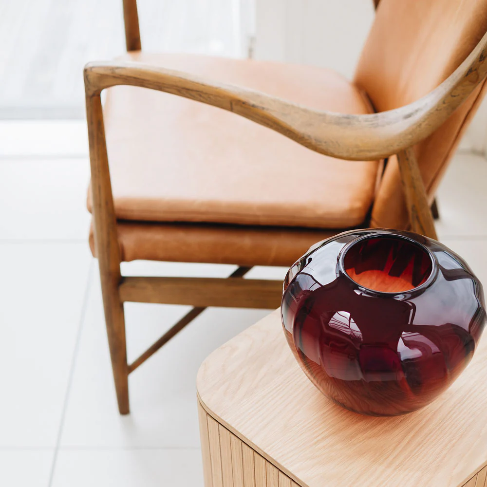 Marcos Lounge Chair Cognac Leather - Global Living