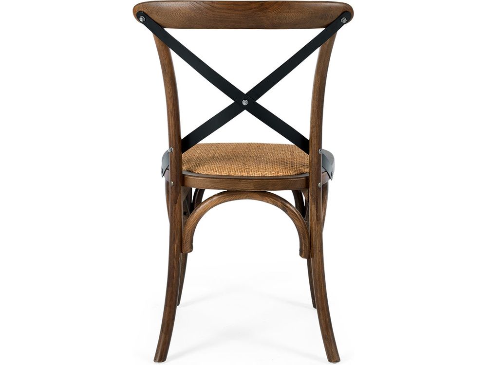 Cross Aged Chair Deep Oak-Global Living