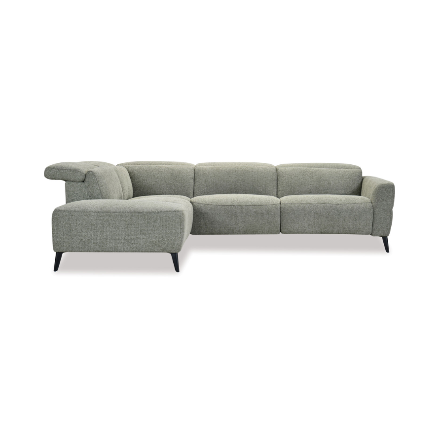 Nina 3 Seater Chaise Recliner Suite - Milan Green