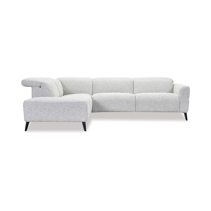 Nina 3 Seater Chaise Recliner - Milan Pepper
