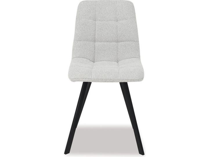 Nova Dining Chair Boucle White-Global Living