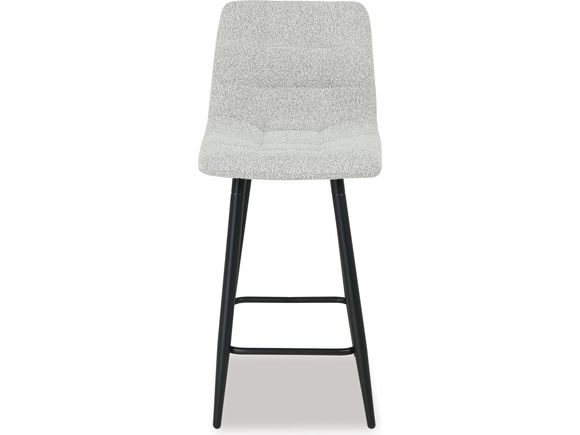 Nova Barstool Boucle White-Global Living