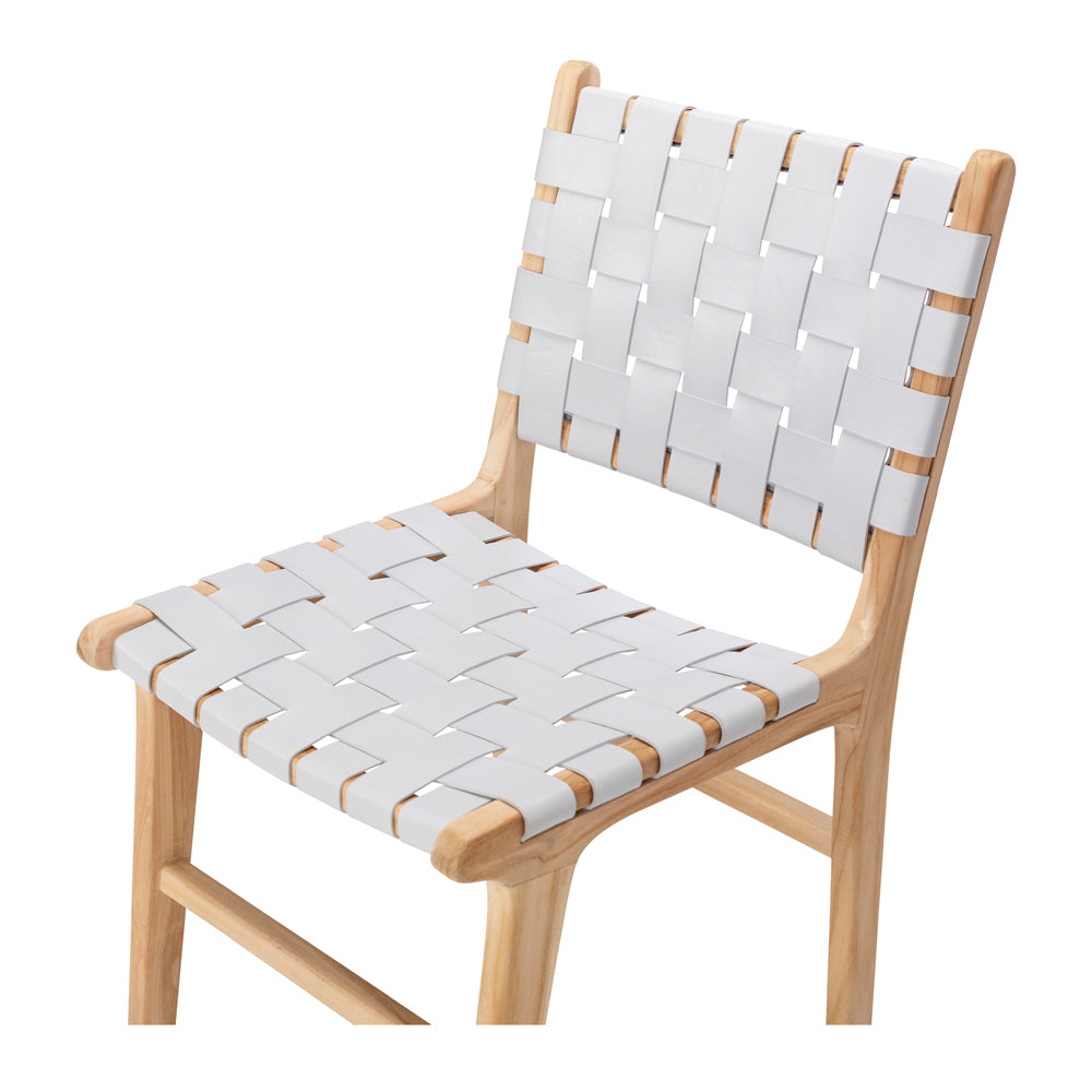 Roma Woven Dining Chair - Duck Egg Grey-Global Living