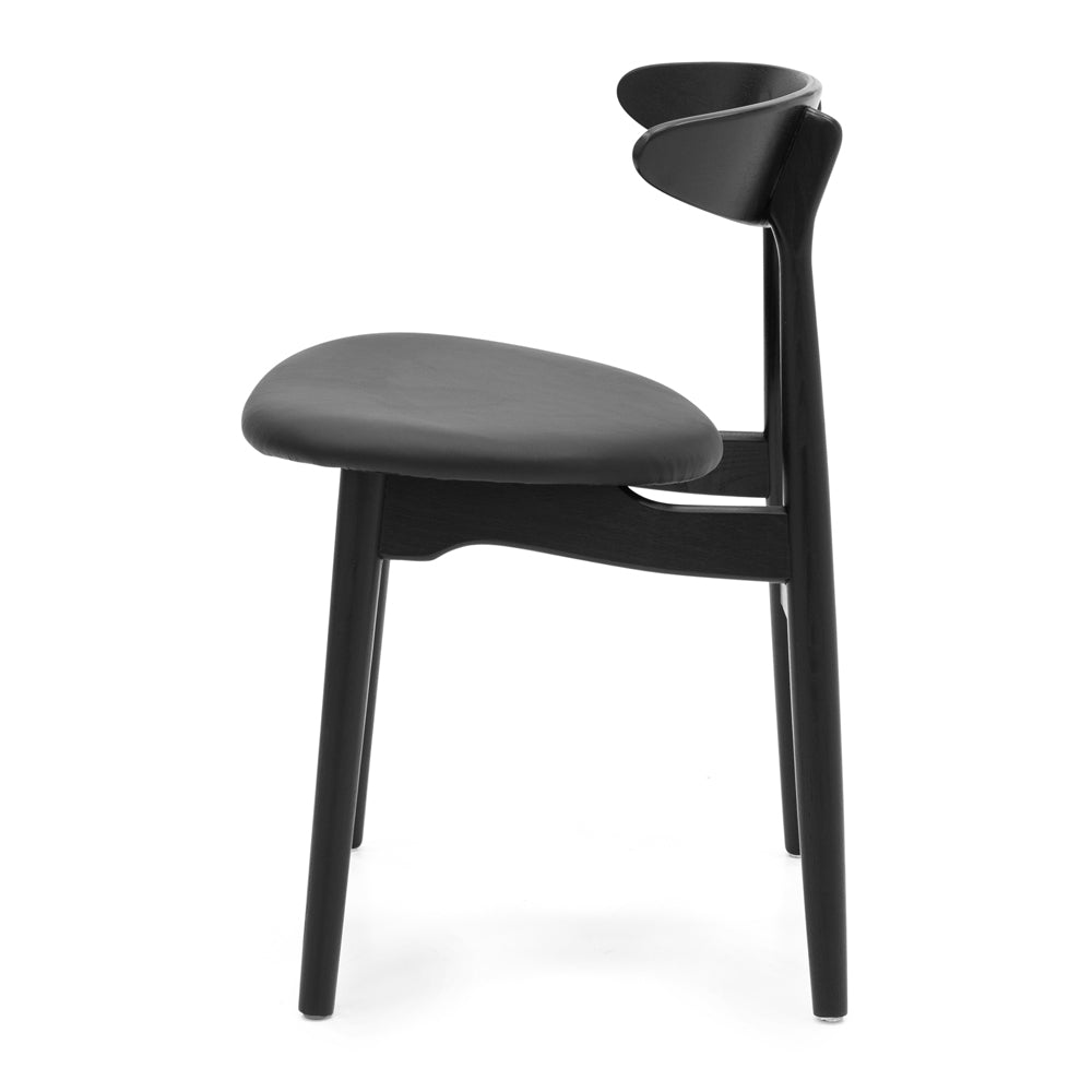 Waka Dining Chair - Black-Global Living
