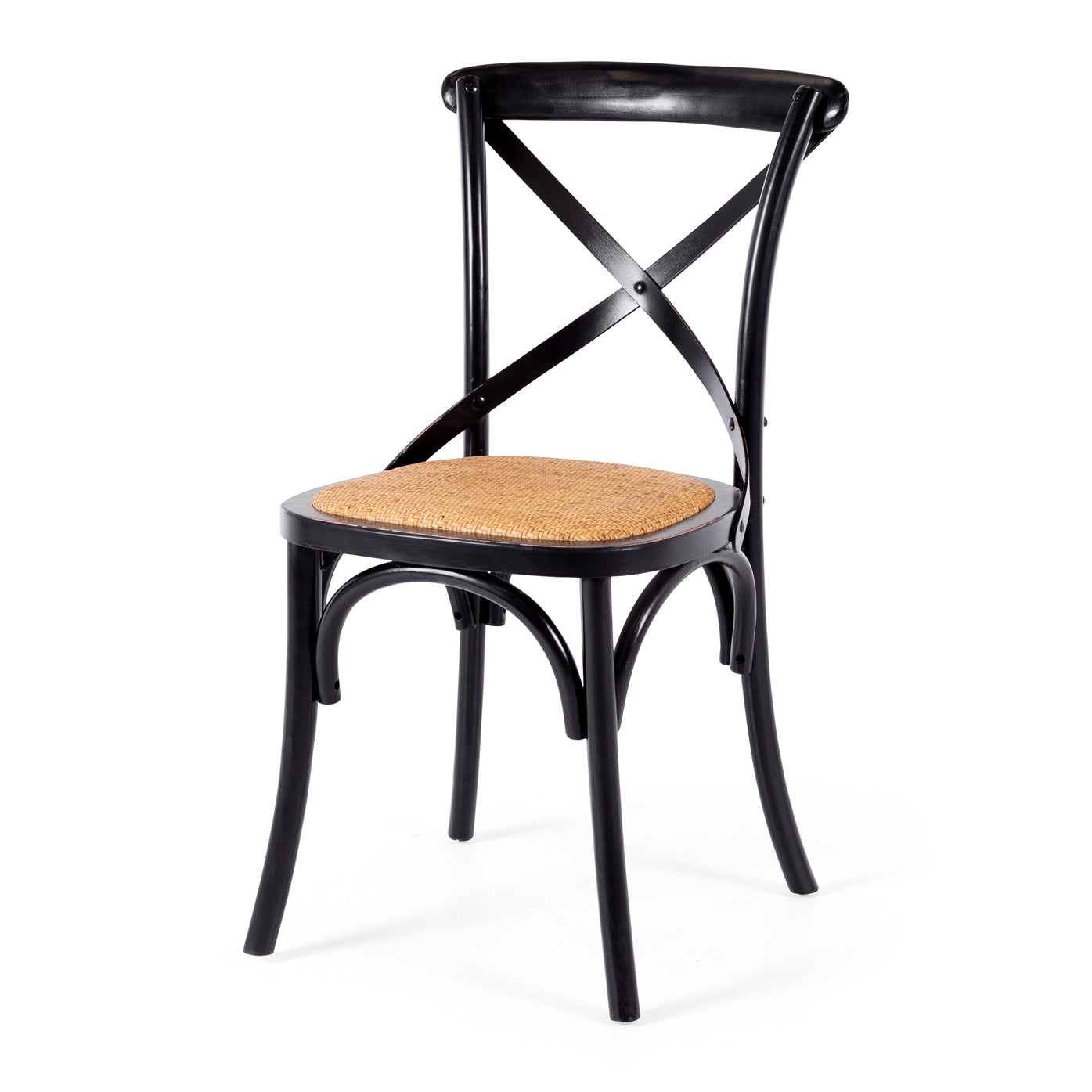 Cross Aged Chair Black-Global Living