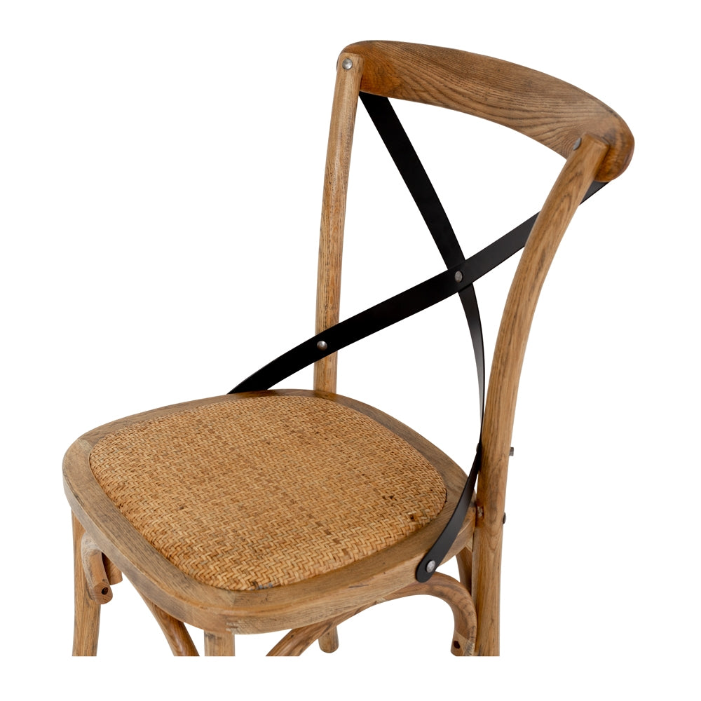 Cross Aged Chair Smoked Oak-Global Living
