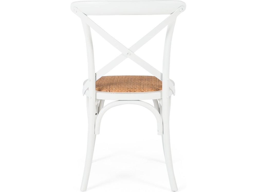 Cross Aged Dining Chair White-Global Living