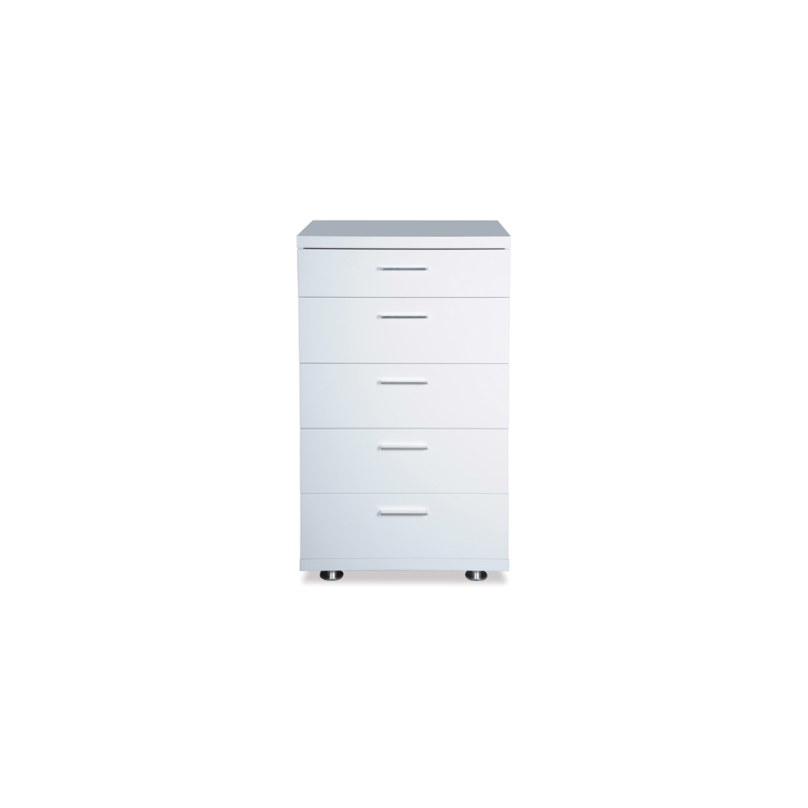 Arctic Tallboy with 5 Drawers