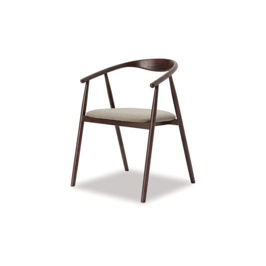 Baradine Dining Chair - Smoke Oak-Global Living