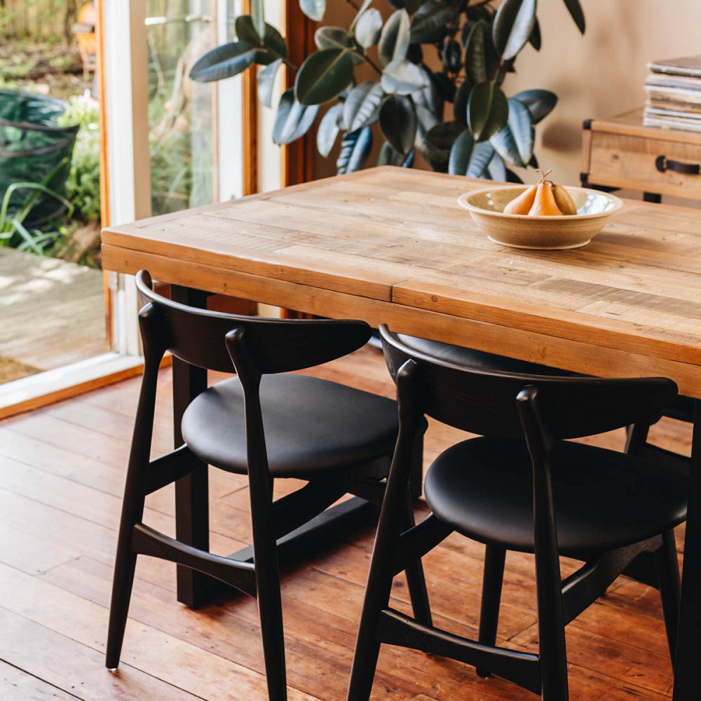 Waka Dining Chair - Black-Global Living