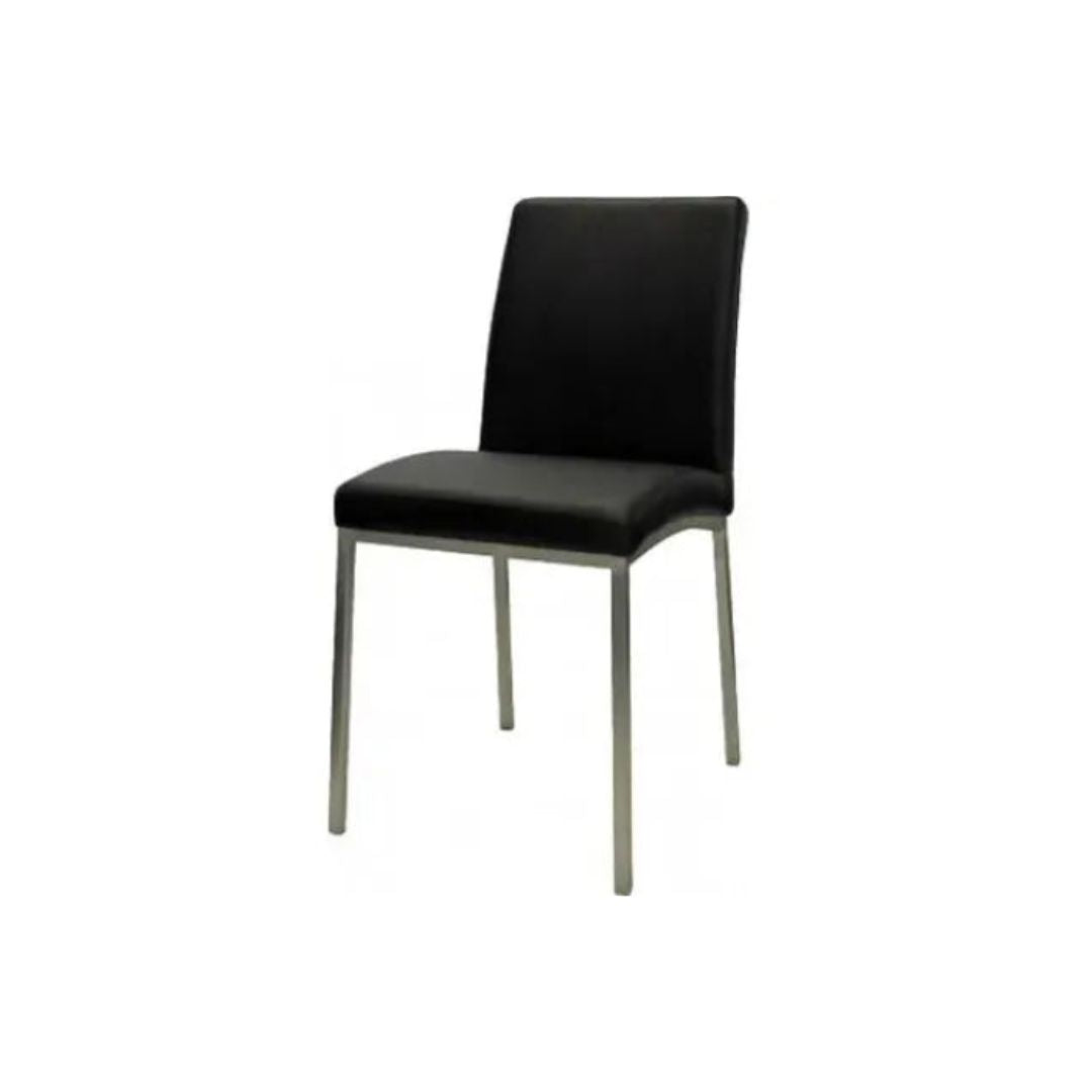 Bristol Dining Chair Black PU-Global Living