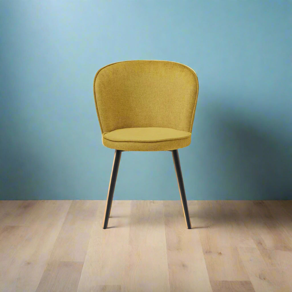 Burnaby Dining Chair Mustard-Global Living