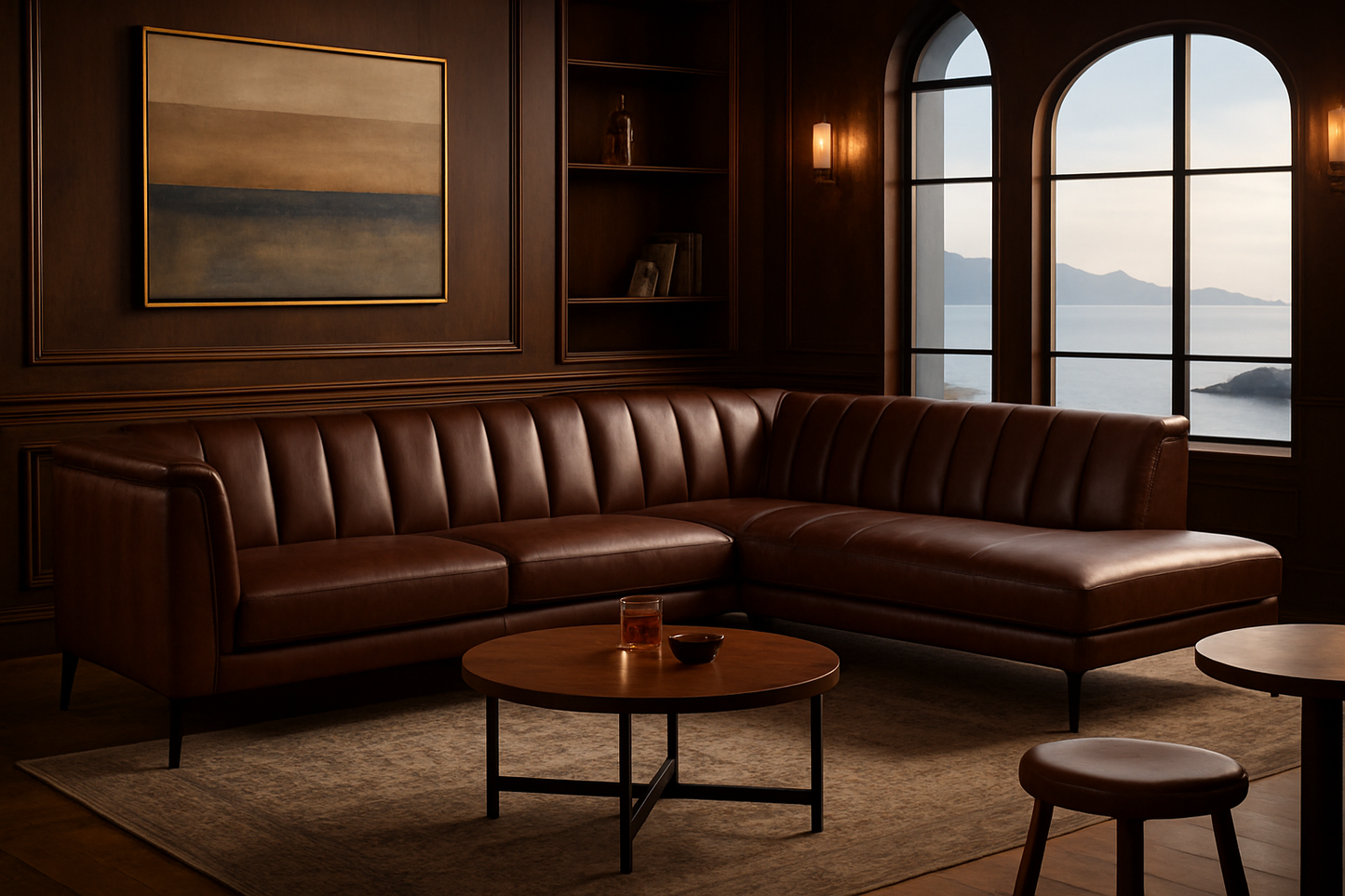 Byron 3 Seater Chaise-Global Living