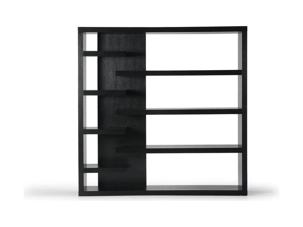 Cammie Display Shelving Unit Dark Oak-Global Living