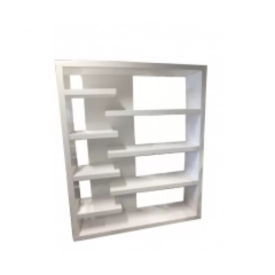 Cammie Display Shelving Unit White-Global Living