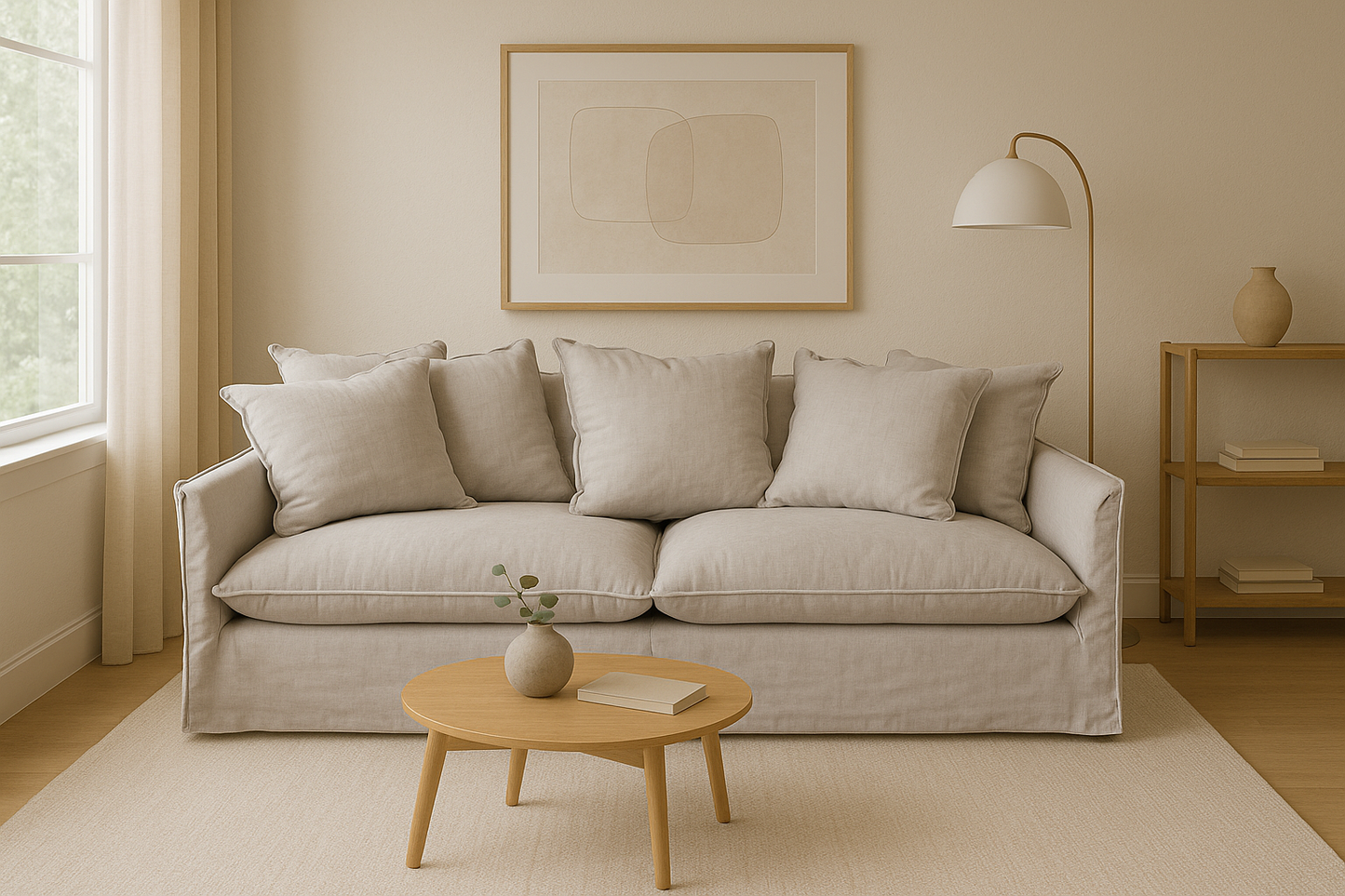 Hamptons 2 Seater sofa-Global Living