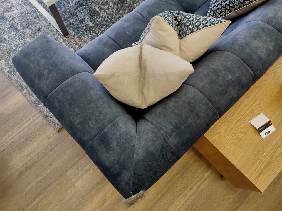 Margaret Lounge Suite 3 Seater Atlantic Velvet-Global Living