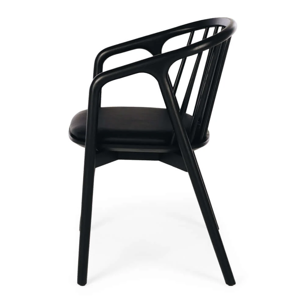 Rocco Dining Chair - Black Oak