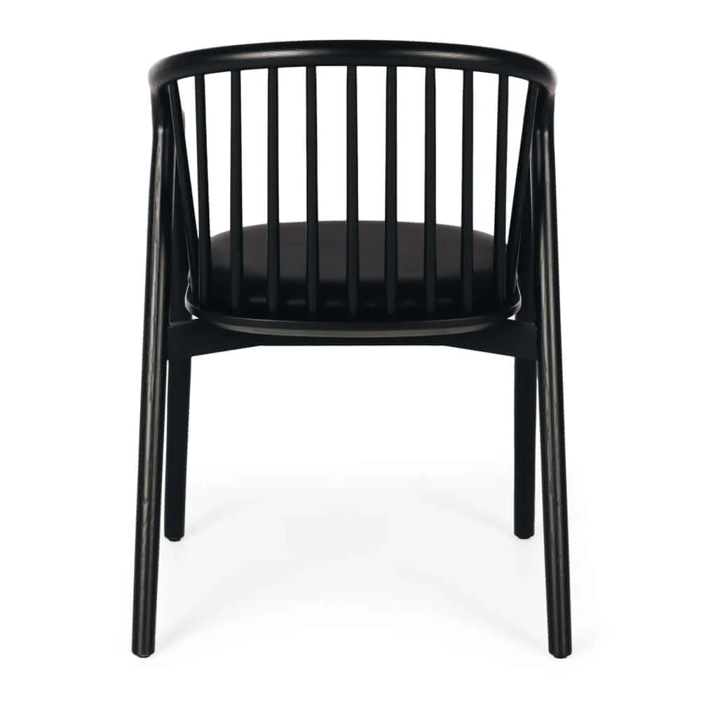 Rocco Dining Chair - Black Oak-Global Living