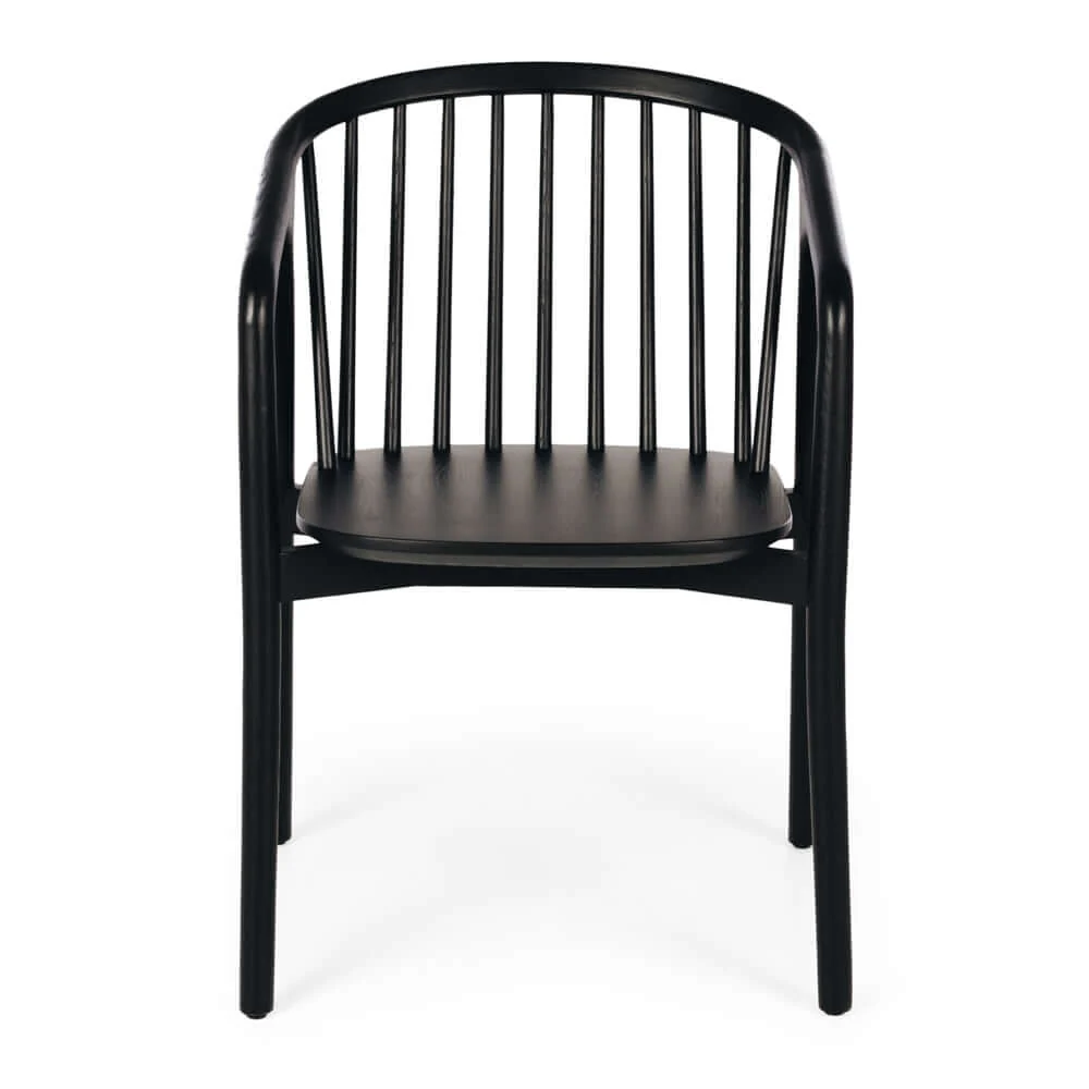 Rocco Dining Chair - Black Oak-Global Living