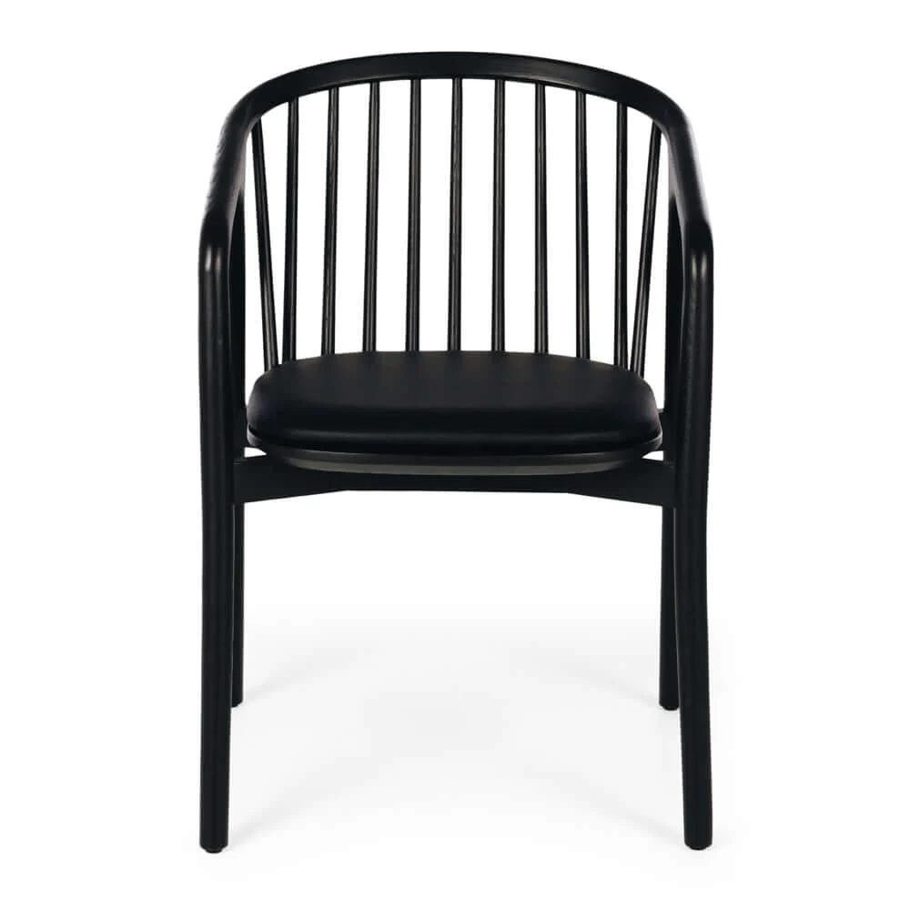 Rocco Dining Chair - Black Oak