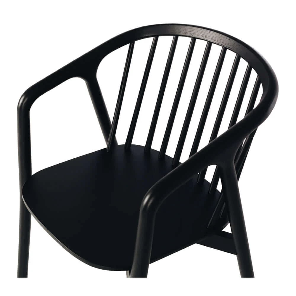 Rocco Dining Chair - Black Oak