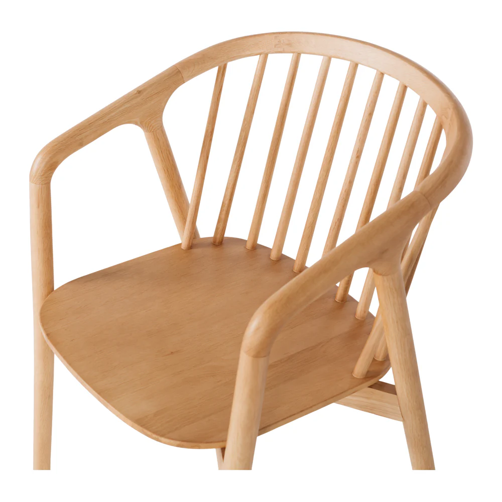 Rocco Dining Chair - Natural Oak-Global Living