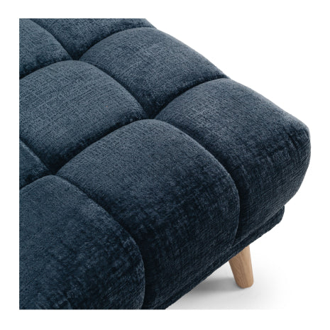 Chester Ottoman - Indigo Blue -Global Living