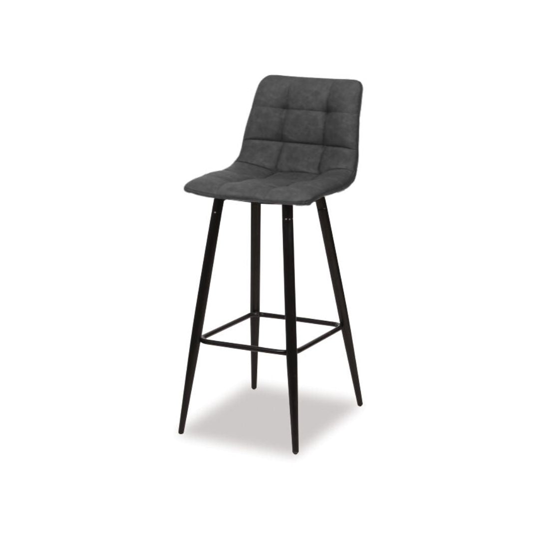 Nova Barstool Grey PU-Global Living