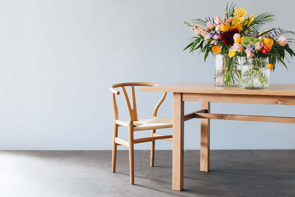 Wishbone Dining Chair - Natural with Natural Seat