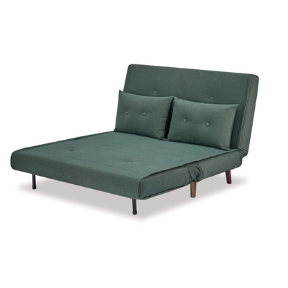 Haru Double Sofa Bed - Mohair Green